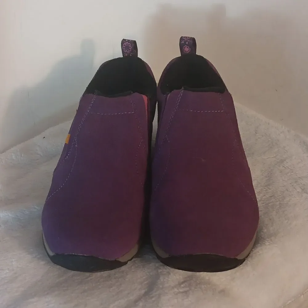 Merrell Kid's Purple Jungle Moc Frosty Waterproof Unisex Slip-On Shoes
